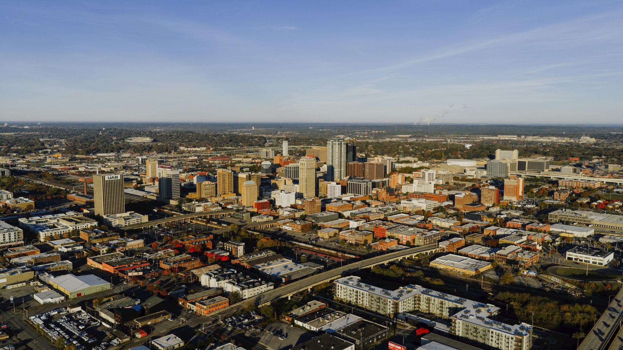 Aerial View of Birmingham, Alabama, Cityscape Aerial View of Birmingham, Alabama, Cityscape